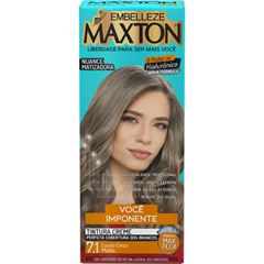 Maxton Tintura em Creme Louro Cinza Medio 7.1