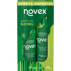 Novex kit de Shampoo e Condicionador Broto de Bambu 300ml