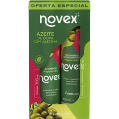Novex Kit de Shampoo e Condicionador Azeite de Oliva 300ml