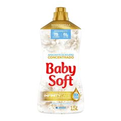 Amaciante Concentrado Baby Soft Pureza e Delicadeza Branco 1,5l