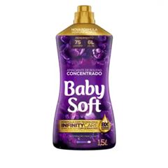 Amaciante Concentrado Baby Soft Inspiração Fascinante Roxo 1,5l