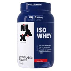 Iso Whey Sabor Morango Pote 900gr