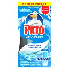 Pr Pato Gel Adesivo Marine Refil Menor Preço com 6 discos