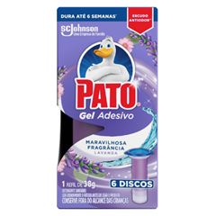 Pr Pato Gel Adesivo Lavanda Refil Menor Preço com 6 discos