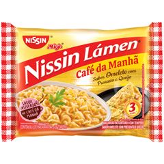 Nissin Lamen Omelete com Presunto e Queijo 85g