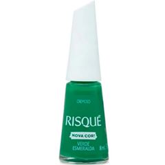 Esmalte Risqué Cremoso Verde Esmeralda Bl 8ml