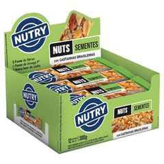 Barra de Cereal Nuts Nutry Sementes 25g - Display com 12 unds