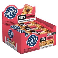 Barra de Cereal Nuts Nutry Cramberry 25g - Display com 12 unds