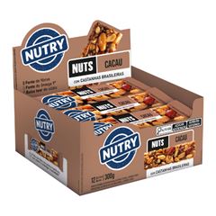 Barra de Cereal Nuts Nutry Cacau 25g - Display com 12 unds