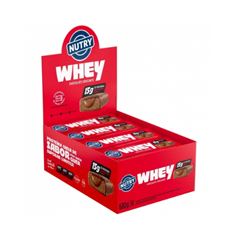 Barra de Proteina Nutry Whey Chocolate Crocante 50g - Display com 12 unds