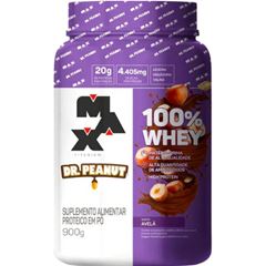 100% Whey Dr Peanut Avela Pote com 900grs