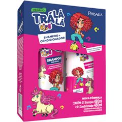 Kit Shampoo + Condicionador Tra Lá Lá Kids Hidra Kids 480ml