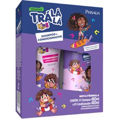 Kit Shampoo + Condicionador Tra Lá Lá Kids Cachos 480ml