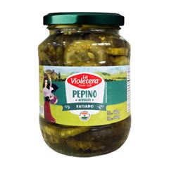 Pepino Fatiado Agridoce Lavioletera Pote 360gr