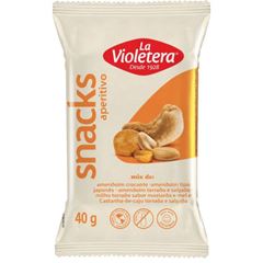 Snack Mix de Aperitivos Lavioletera 40g - Display com 10 und