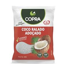 Coco Ralado Fino Umido e Adoçado 100g