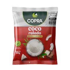 Coco Ralado Fino Umido e Adoçado Copra 50g