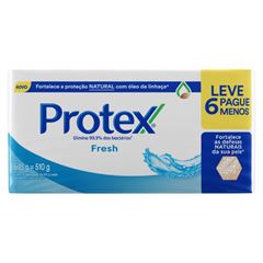 Sabonete Barra Protex Fresh 85g com 6 Unidades