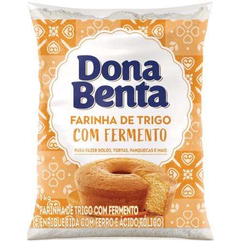 Farinha de Trigo Dona Benta com Fermento 1kg