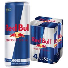 Energético Red Bull Energy Drink Pack com 4 Latas de 250ml