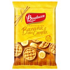 Biscoito Amanteigado Bauducco Sabor Banana e Canela 375g