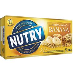 Barra de Cereal Nutry Banana 22g com 3 und