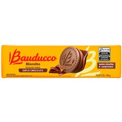 Biscoito Recheado Bauducco Sabor Duplo Chocolate 140g