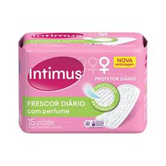 Protetor Diário Intimus Frescor Diário Com Abas Com Perfume com 15 und