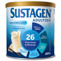 Complemento Alimentar Sustagen Adultos+ Sabor Baunilha Lata 400g