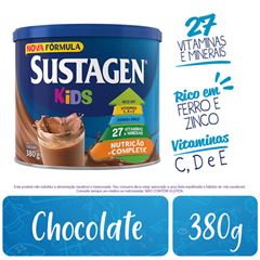 Complemento Alimentar Sustagen Kids Sabor Chocolate Lata 380g