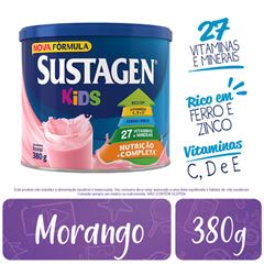 Complemento Alimentar Sustagen Kids Sabor Morango Lata 350g