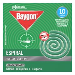 Repelente Baygon Espiral Metal com 10 und