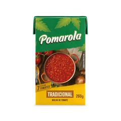 Molho de Tomate Pomarola Tradicional Tetra 260g