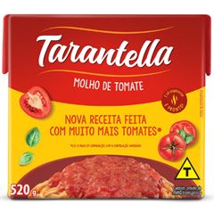 Molho de Tomate Tarantella Tradicional Tetra 520g