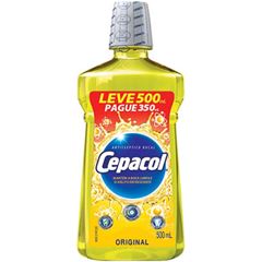 Enxaguante Bucal Cepacol Original Leve 500ml Pague 350ml