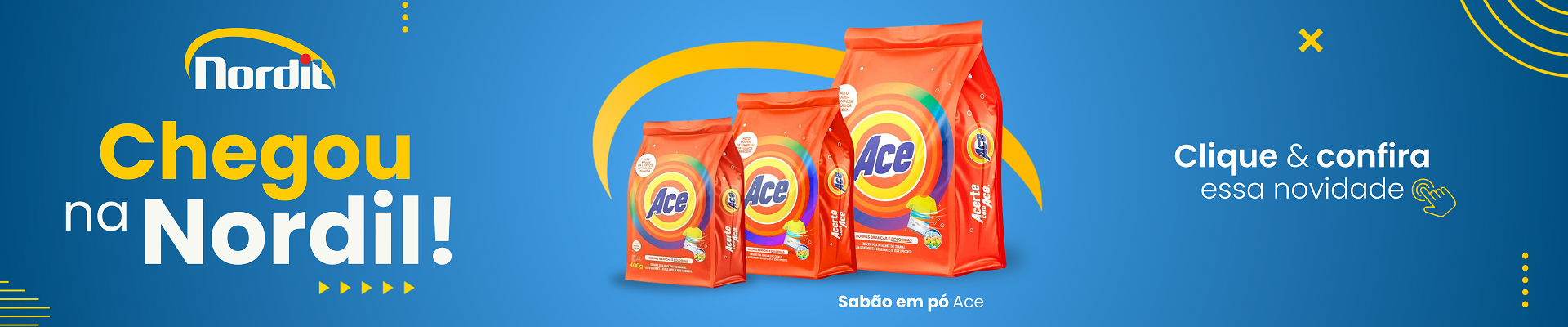 Lançamento Sabão Ace